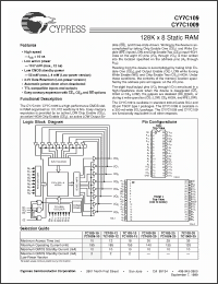Click here to download CY7C1009-25DMB Datasheet