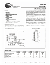 Click here to download CY7C1007-15VCT Datasheet