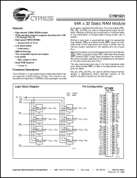 Click here to download CYM1831PN-45C Datasheet