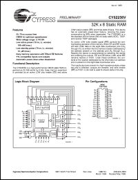 Click here to download CY62256VL-70SNC Datasheet