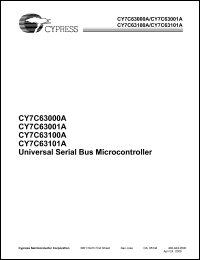 Click here to download CY7C63101A-SC Datasheet