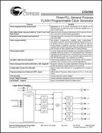 Click here to download CY22392ZC-xxx Datasheet