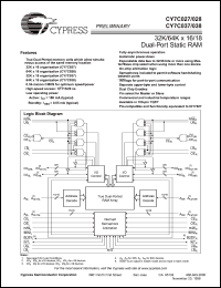 Click here to download CY7C037-12AC Datasheet