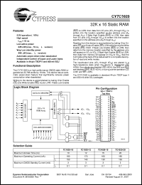 Click here to download CY7C1020L-12VC Datasheet