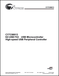 Click here to download CY7C68013-100AC Datasheet
