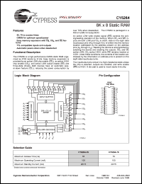 Click here to download CY6264-55SNC Datasheet