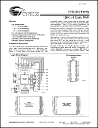 Click here to download CY62128V25L-100ZAI Datasheet