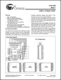 Click here to download CY62128BLL-70SC Datasheet