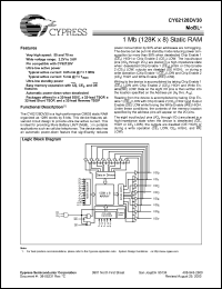 Click here to download CY62128DV30LL-70ZAI Datasheet