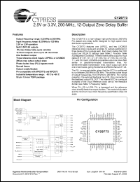 Click here to download CY29773AI Datasheet