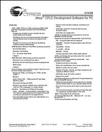 Click here to download CY3120R62 Datasheet