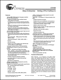 Click here to download CY3138R62 Datasheet