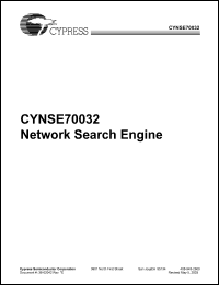 Click here to download CYNSE70032-83BGC Datasheet