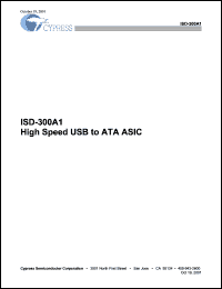 Click here to download ISD-300A1 Datasheet