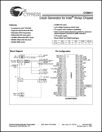 Click here to download CY28411OC Datasheet