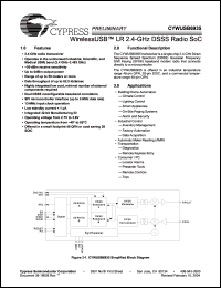 Click here to download CYWUSB6935-28SEI Datasheet