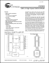Click here to download CY27H010-25ZC Datasheet