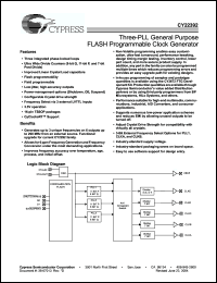 Click here to download CY22392FXI Datasheet