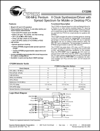 Click here to download CY2280PVC-21S Datasheet