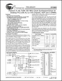 Click here to download CY2283 Datasheet
