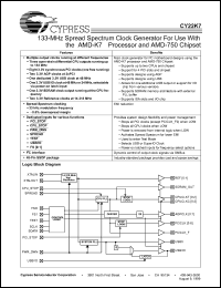 Click here to download CY22K7 Datasheet