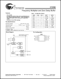 Click here to download CY2302 Datasheet