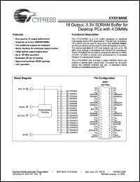 Click here to download CY2318ANZPVC-11T Datasheet