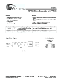 Click here to download CY2412SC-1 Datasheet
