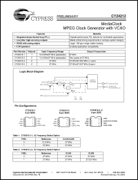 Click here to download CY24212SC-5 Datasheet