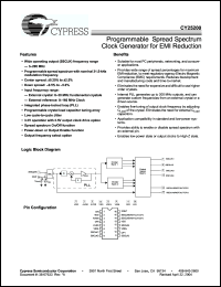 Click here to download CY25200ZXC Datasheet