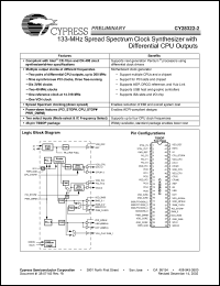 Click here to download CY28322ZC-2 Datasheet