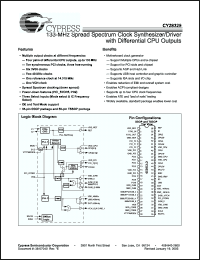 Click here to download CY28329PVC Datasheet