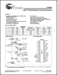 Click here to download CY28339ZCXT Datasheet