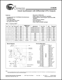 Click here to download CY28346 Datasheet