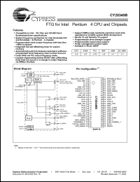 Click here to download CY28349 Datasheet