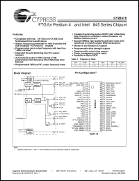 Click here to download CY28378OC Datasheet