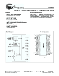 Click here to download CY28401 Datasheet