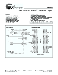 Click here to download CY28410OXCT Datasheet