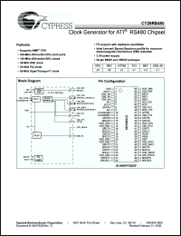 Click here to download CY28RS480OXC Datasheet