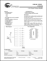 Click here to download CY2CC910SIT Datasheet