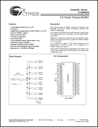 Click here to download CY2DP818 Datasheet
