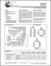 Click here to download CY6116 Datasheet