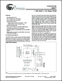 Click here to download CY62127DV30LL-45BVXI Datasheet