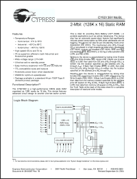 Click here to download CY62136VLL-55ZSI Datasheet