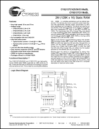 Click here to download CY62137CV25 Datasheet