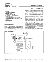 Click here to download CY62137CV18 Datasheet