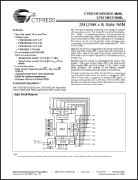 Click here to download CY62138CV33LL-55BVI Datasheet