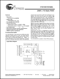 Click here to download CY62146CV30 Datasheet