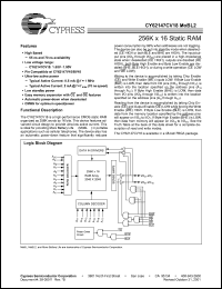 Click here to download CY62147CV18 Datasheet