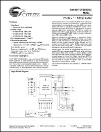 Click here to download CY62147CV33LL-70BVI Datasheet